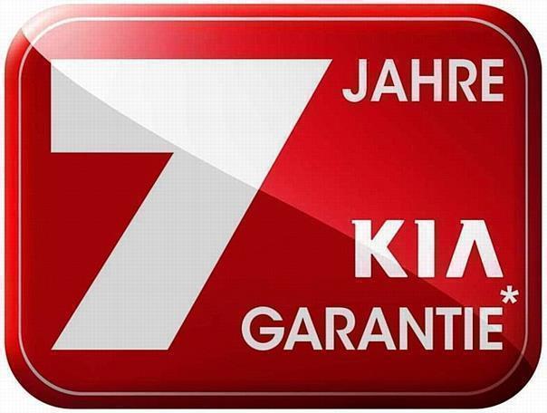 Das Logo für die 7 Jahre Garantie. Foto: Kia/Auto-Reporter.NET